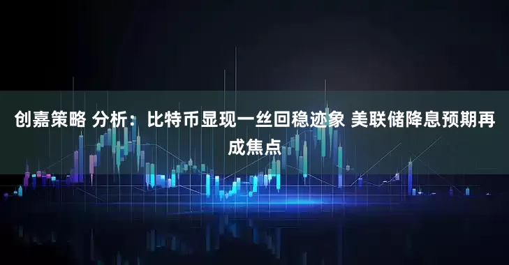 创嘉策略 分析：比特币显现一丝回稳迹象 美联储降息预期再成焦点